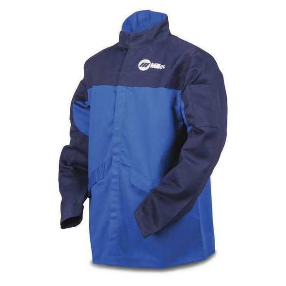 Miller Electric Welding Jacket,Royal/Nvy,Ctn INDURA,2XL 258100 Miller Electric Welding Jacket,Royal/Nvy,Ctn INDURA,2XL 258100