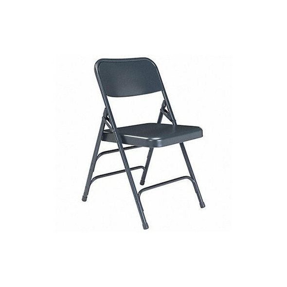 National Public Seating Folding Chair,Blue,18-3/4 In.,PK4 304