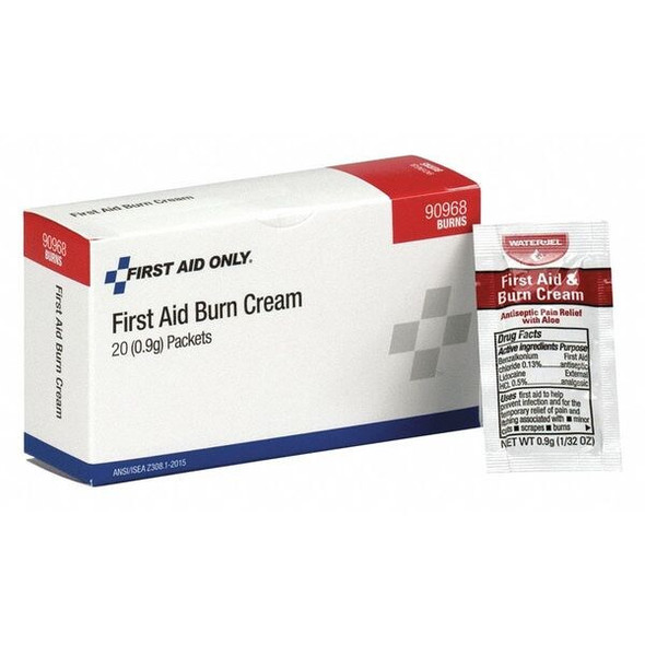 Manufacturer Varies Topical Burn Cream,0.004 oz,,PK20 90968 Manufacturer Varies Topical Burn Cream,0.004 oz,,PK20 90968