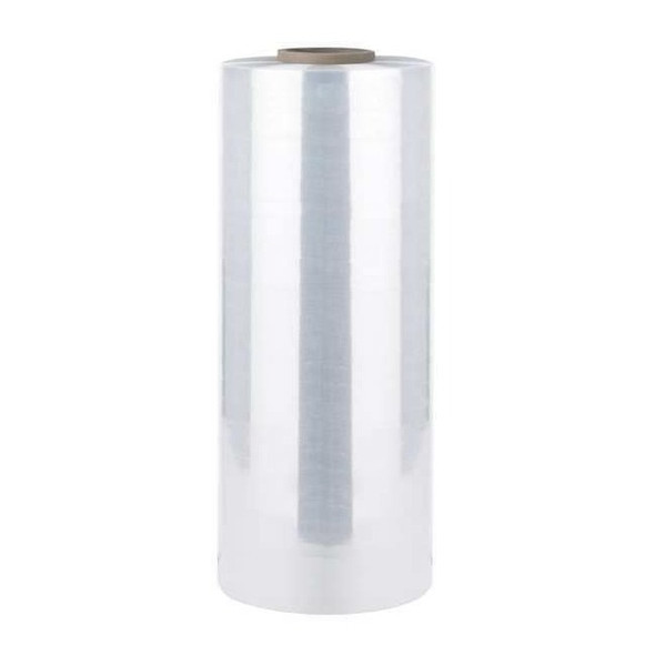 Stretch Wrap, 15-11/16" W x 1476 ft. L, 65 ga, HWIV Style, Clear, Light Duty