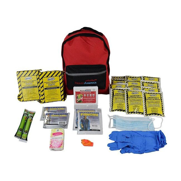 Ready America Survival Kit, Fabric 62 Components, 2 People Served 70280