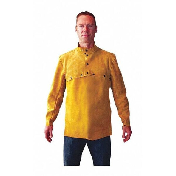 Tillman Welding Cape Sleeve, Leather, 4.35 lb, 20 in Length, Brown, 3XL 3221203X