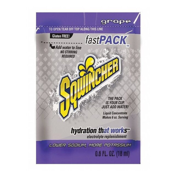 Sqwincher Fast Pack Grape Liquid Concentrate 159015302