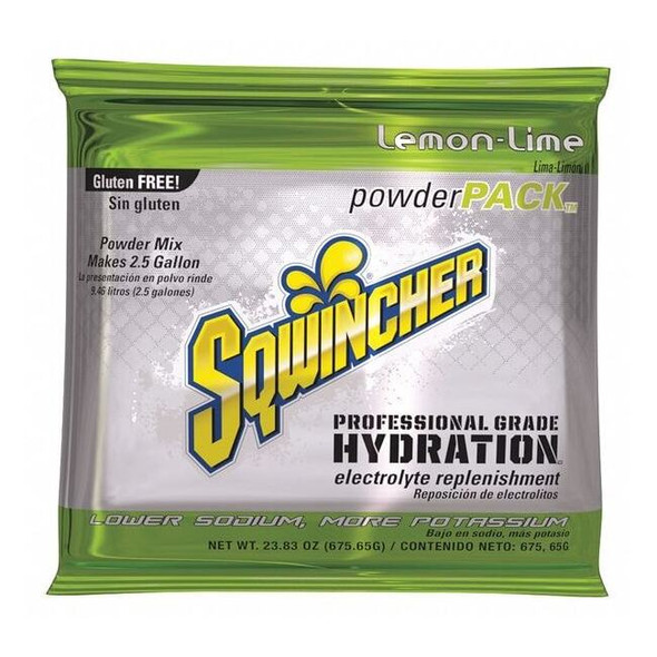 Sqwincher 2.5gal Lemon-Lime Powder Concentrate 159016043