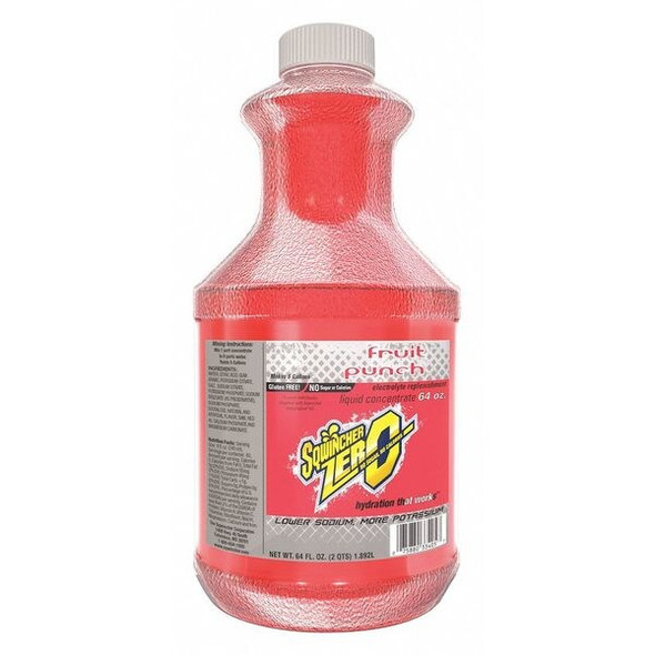 Sugar Free Sports Drink Mix Liquid Concentrate 64 oz., Fruit Punch