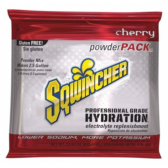 Sqwincher Sports Drink Mix,Cherry 159016047 Sqwincher Sports Drink Mix,Cherry 159016047