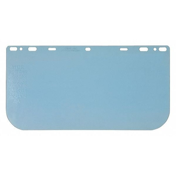 Mcr Safety Faceshield Visor, PETG Material, Clear, Uncoated, Polyethylene, 10 in Visor Height 101640