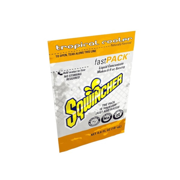 Sports Drink Liquid Concentrate 0.6 oz., Tropical Cooler, Pk50  159015309