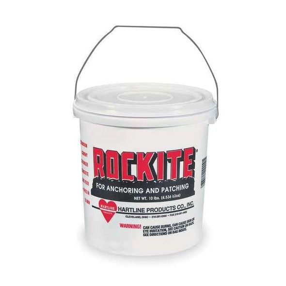 Rockite Expansion Cement, 10 lb, Pail, 1 Hr Full Cure Time 10010