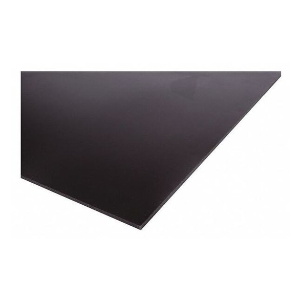 Black UHMW Sheet Stock 48" L x 12" W x 0.250" Thick