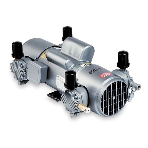 Gast Piston Air Compressor, 2HP, 115/230V, 1Ph 8HDM-19-M850X