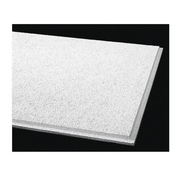 Cirrus Ceiling Tile, 24 in W x 48 in L, Beveled Tegular, 9/16 in Grid Size, 6 PK
