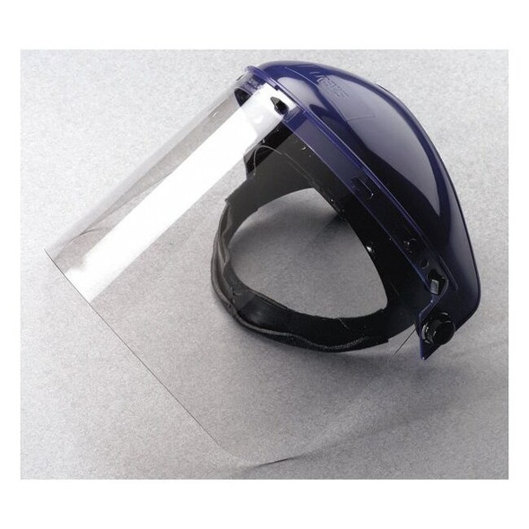 Face Shield Visor, Clear Visor, 10" Height, Uncoated Lens, Clear