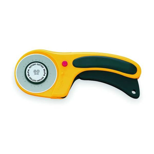 Olfa Ergonomic Rotary Cutter,45mm Tungsten RTY-2/DX