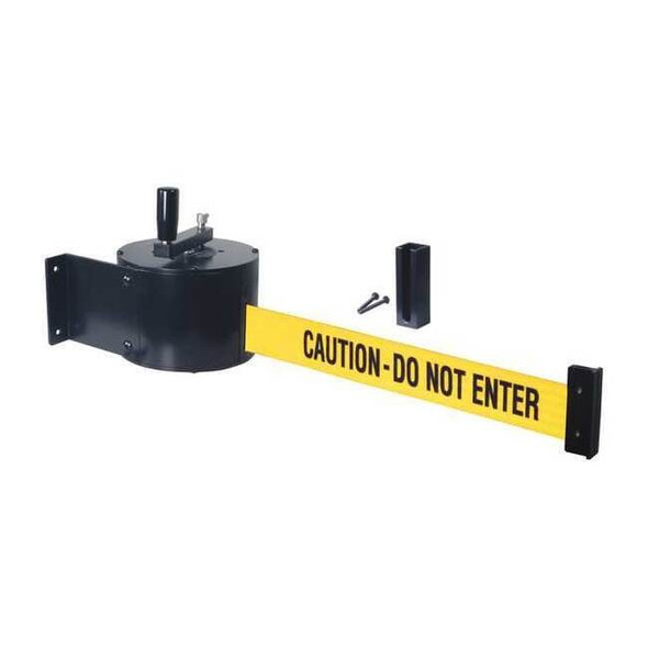 Retracta-Belt Retractable Belt Barrier,50 ft.,8-1/2inH WM5000-CAU-HDRE