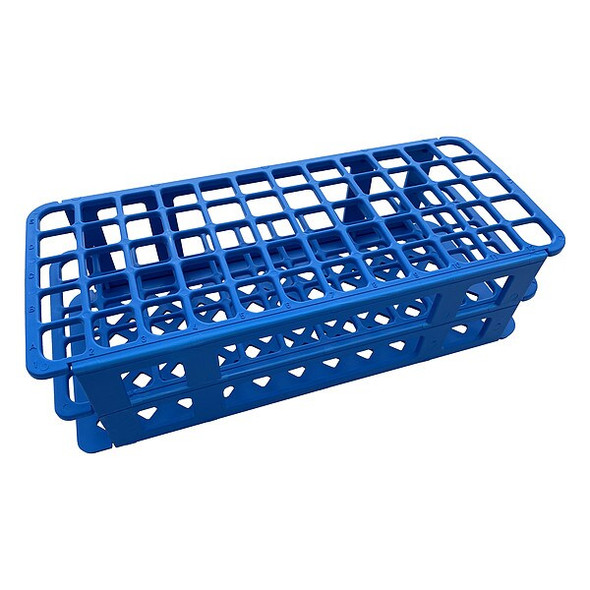 Dynalon Test Tube Rack,5x12 Format,Blue,2-5/8"H 225655-0002 Dynalon Test Tube Rack,5x12 Format,Blue,2-5/8"H 225655-0002