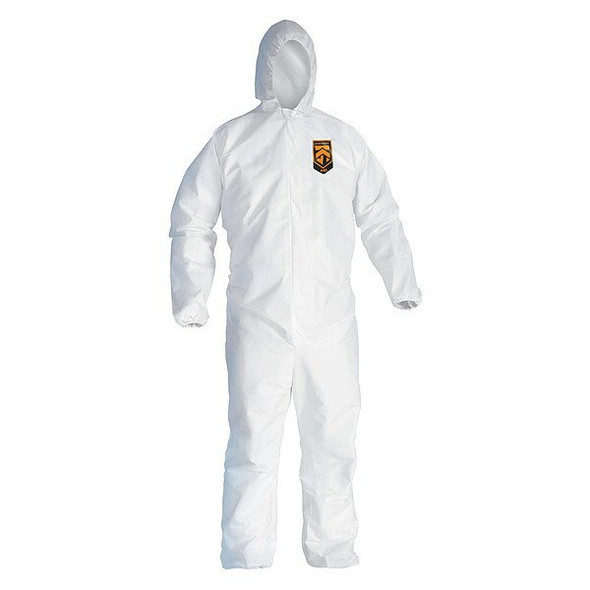 Kleenguard Coveralls,3XL,Wht,KleenGuard A40,PK25 44326 Kleenguard Coveralls,3XL,Wht,KleenGuard A40,PK25 44326