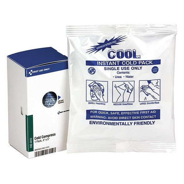 First Aid Only Cold Pack,4"L x 5"W FAE-6012
