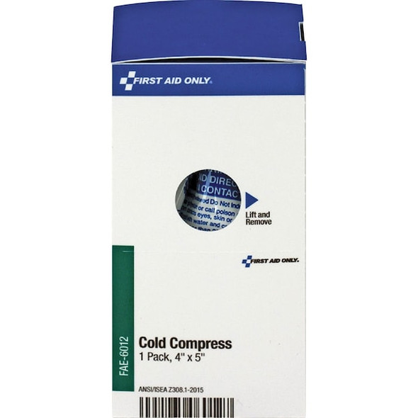 First Aid Only Cold Pack,4"L x 5"W FAE-6012