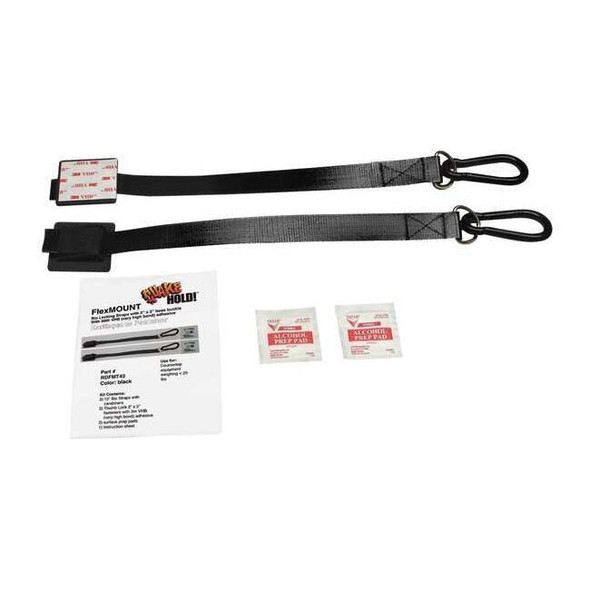 Quakehold! Flex Mount Fastener, Black, 100 lb. RDFMT42