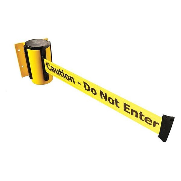 Tensabarrier Belt Barrier, Yellow,Belt Color Yellow 896-STD-35-MAX-NO-YAX-C