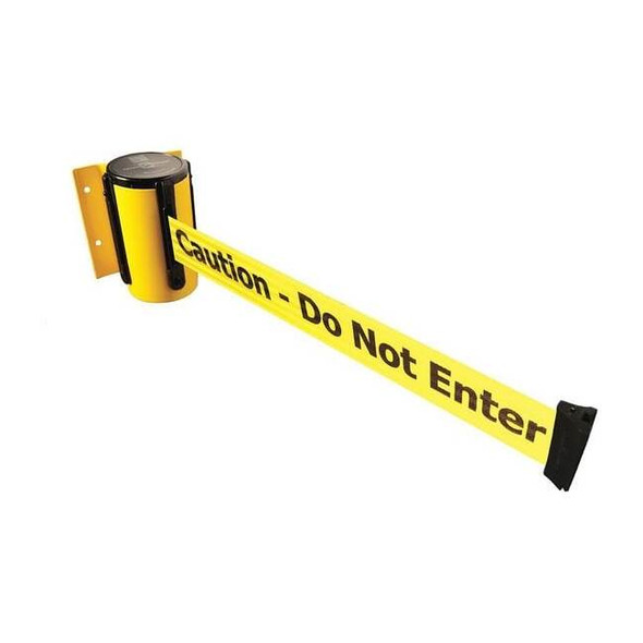 Tensabarrier Belt Barrier, Yellow,Belt Color Yellow 896-STD-35-MAX-NO-YAX-C