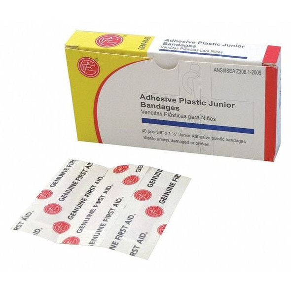 Manufacturer Varies Strip Bandages,1 1/2" L x 3/8" W,PK40 9999-0102