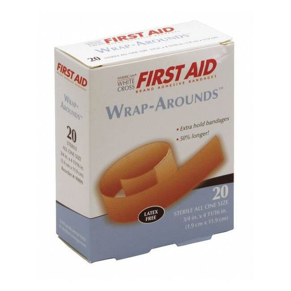 Manufacturer Varies Strip Bandages,Beige,4" L x 3/4" W,PK20 99899