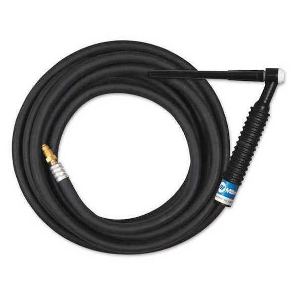 Miller Electric TIG Torch Kit,A-125,12-1/2 ft.,Rubber WP-9-12-R