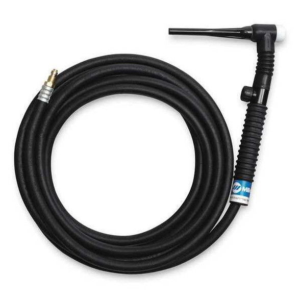 Miller Electric TIG Torch Kit,A-150V,12-1/2 ft.,Rubber WP-17FV-12-R