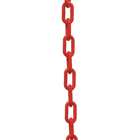 Manufacturer Varies Plastic Chain, Red, 500 ft Length, Gloss 30005-500