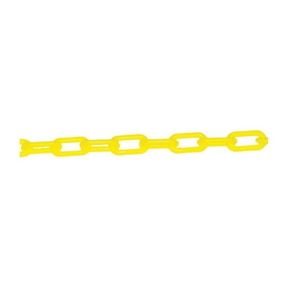 Manufacturer Varies Plastic Chain, Yellow, 500 ft Length, Gloss 30002-500
