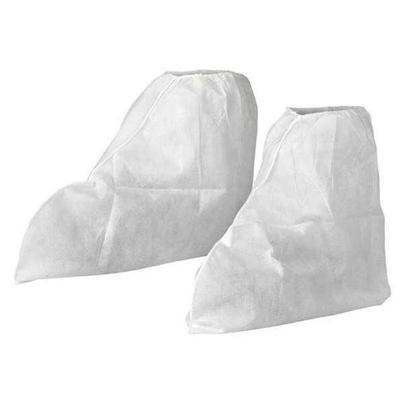 Disposable Boot Covers, SMMMS, White, Slip Resistant Sole: No ,Universal