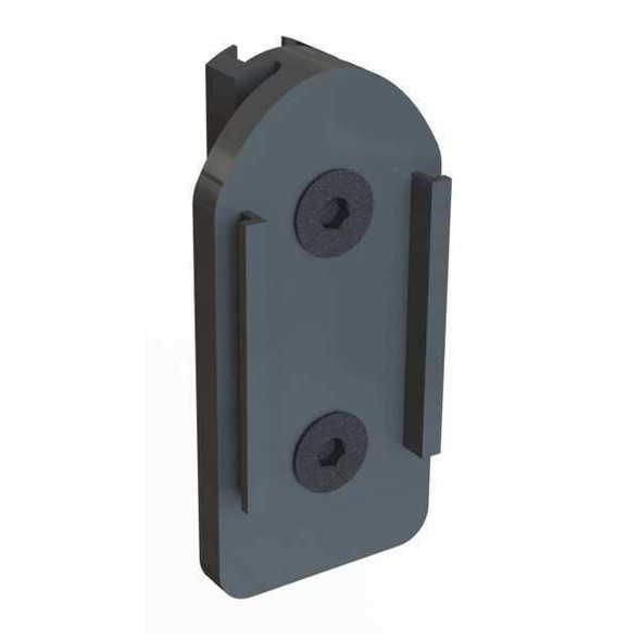 Banner Stakes Belt Barrier Connector,3"H,Black MH7110