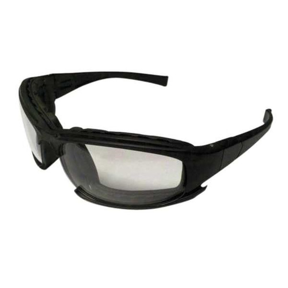 V50 Calico, Safety Glasses, Anti-Fog & Anti-Scratch, Clear Lens, Black Frame, Full-Frame
