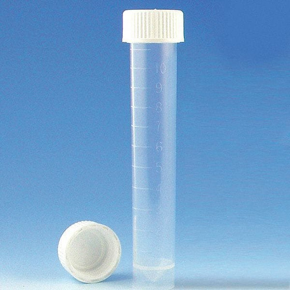Globe Scientific Transport Tube,10mL,92mm L,PP,PK500 6102S