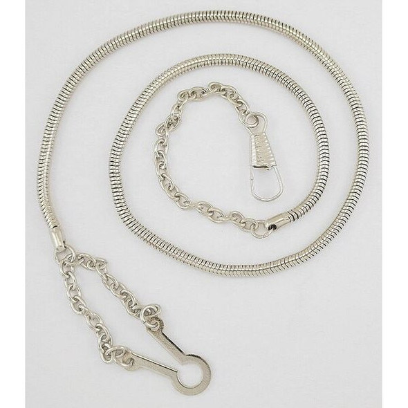 Heros Pride Whistle Chain,Metal,Nickel 4020N