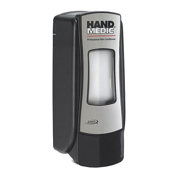 Gojo Soap/Lotion Dispenser,700mL,Black, Push Style 8782-06