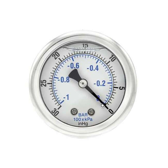Pic Gauges IndustrialVacuumGauge, +/-3-2-3%,Metalli 202L-208A