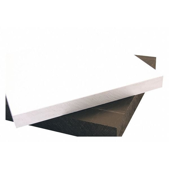 Manufacturer Varies Black HDPE Sheet Stock 24" L x 12" W x 0.250" Thick 1ZAW2