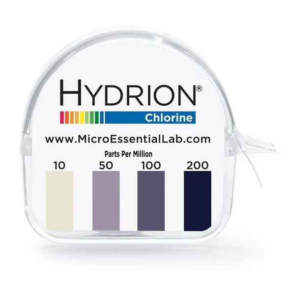 Hydrion Test Paper,Micro Chlorine,PK10 CM-240