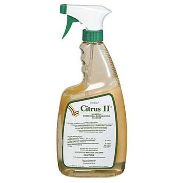 Citrus Ii Deodorizing Cleaner, Trigger Spray Bottle, 22 oz, Citrus CGDC046754
