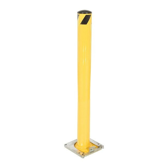 Manufacturer Varies Bollard, Removable, 5-1/2", Yellow BOL-RF-48-5.5