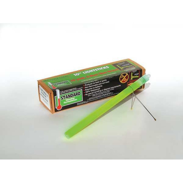 Chemlight by Cyalume Technologies Lightstick,Orange,6 In. L,12 hr.,PK10 9-97530