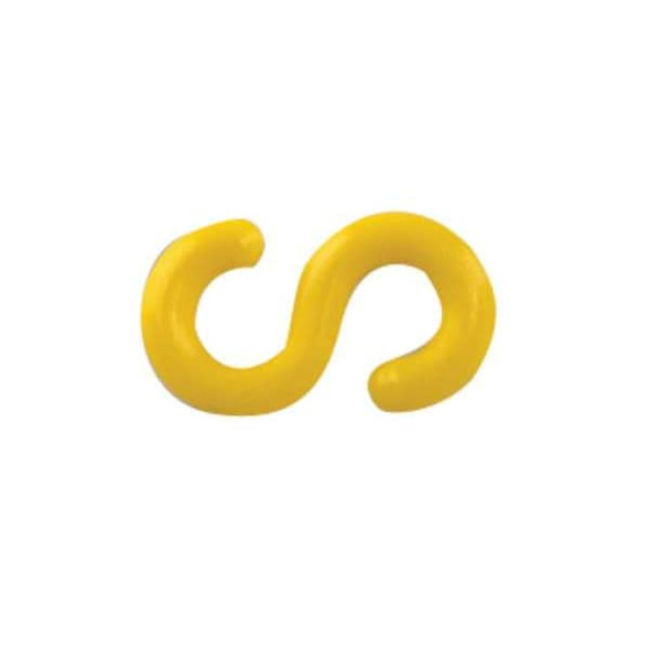 Manufacturer Varies S-Hook for Plastic Chain Barrier, Yellow, Not Applicable Length, Gloss 00302-10
