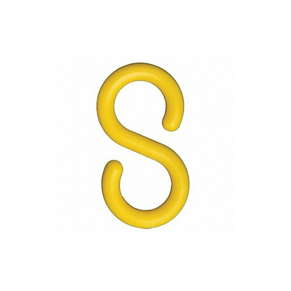 Manufacturer Varies S-Hook,1-1/2 In.,Yellow,Acetal,PK10 30302-10 Manufacturer Varies S-Hook,1-1/2 In.,Yellow,Acetal,PK10 30302-10