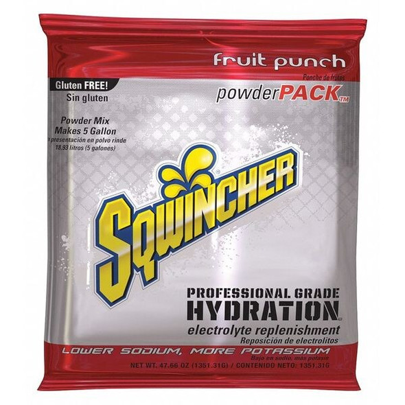 Sqwincher Sports Drink Mix,Fruit Punch 159016405 Sqwincher Sports Drink Mix,Fruit Punch 159016405