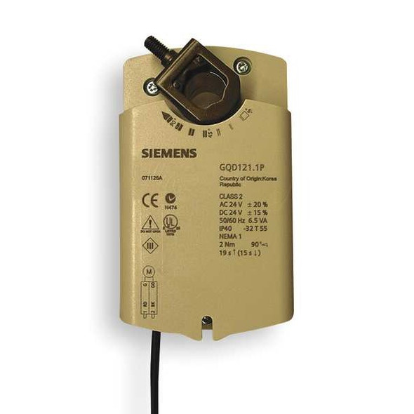 Siemens Electric Actuator,20 in.-lb.,24VAC/DC GQD121.1P