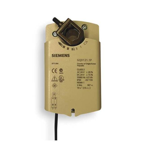 Siemens Electric Actuator,20 in.-lb.,24VAC/DC GQD121.1P