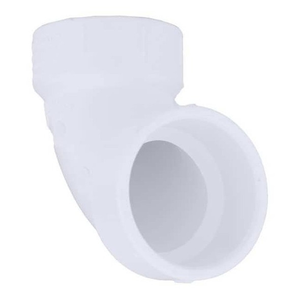 Manufacturer Varies PVC Elbow, 90 Degrees, Hub, 1-1/4 in Pipe Size 1WJZ7